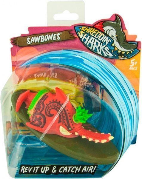 Фигурка Shreddin' Sharks фингерборд с SAWBONES 