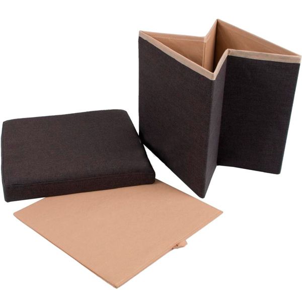 Короб для речей Тарлев 37.5х37.5х38 см темно-сірий