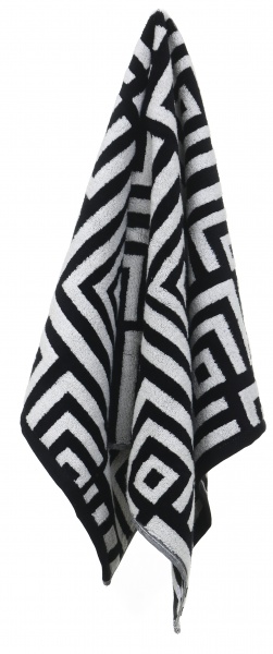 Полотенце Rombo 50x90 см черный 