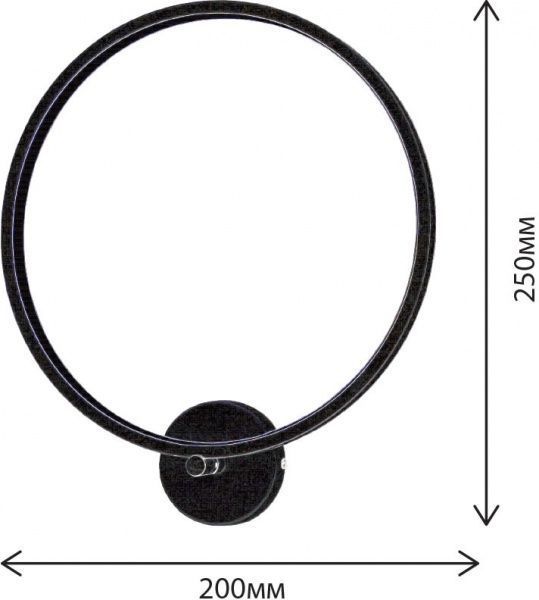 Бра Hopfen Hopfen LED 12W 12 Вт хром Circum 