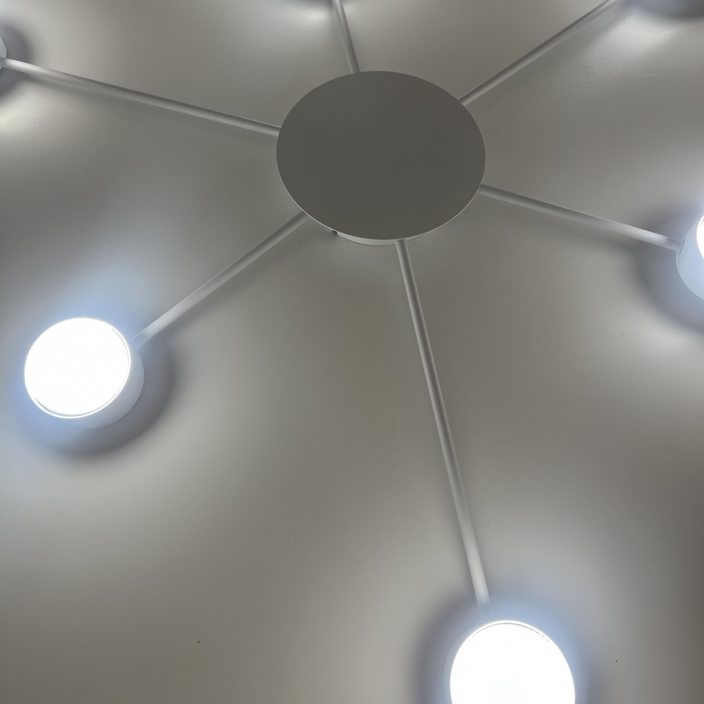 Люстра потолочная Luminaria 6xGX53 белый RAY SLIM 6xGX53 WHITE