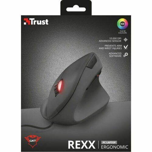 Миша Trust GXT 144 Rexx Vertical gaming mouse black 