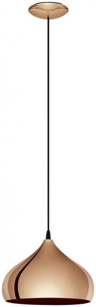 Подвес Eglo Hapton 1x60 Вт E27 медь 49449 