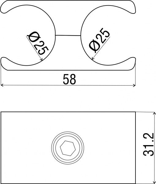 Соединение равнолежащее R-46