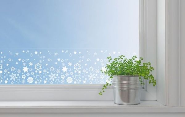 Лента самоклеящаяся Снежинки 2 белая 7,5 см x 2 м 203584488 Heyda