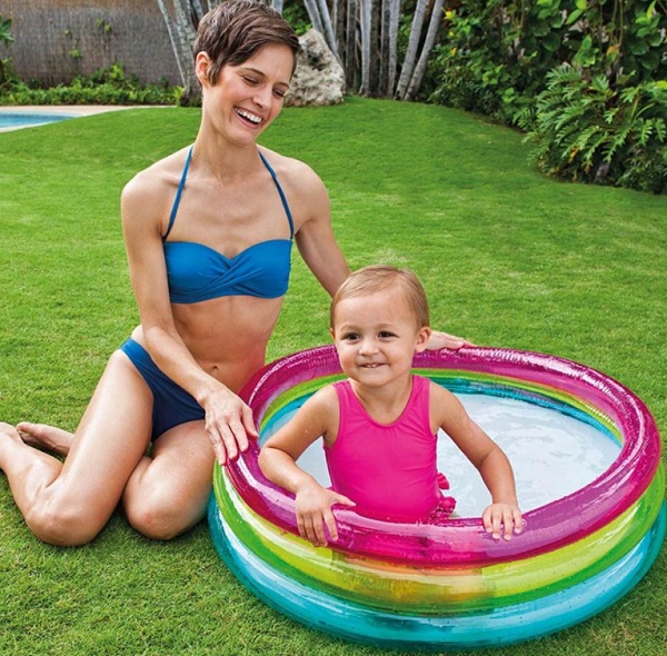 Бассейн надувной Intex Радуга 86х25 см 57104