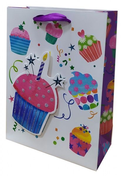 Пакет подарочный 26x32x10 см Премиум 