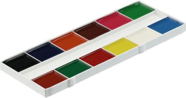 Акварель медовая Africa 12 кольорів E60109 Economix