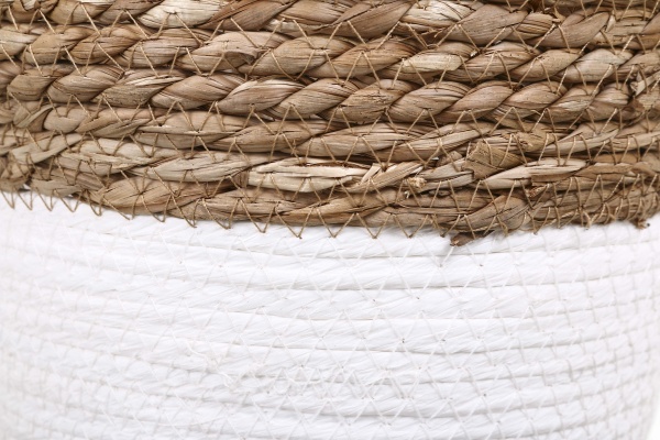 Кошик d18хh24 см біло-бежевий EG10612-2 Village