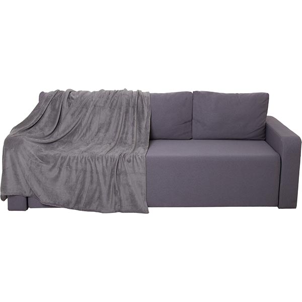 Плед мікрофібра Underprice темно-бежевий 160x200 см