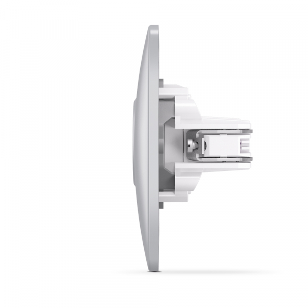 Розетка TV Videx Binera IP20 серебряный шелк VF-BNSK1TVME-SS