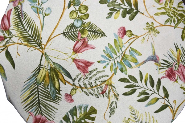 Скатерть Villa d136 бежевый с рисунком Прованс 