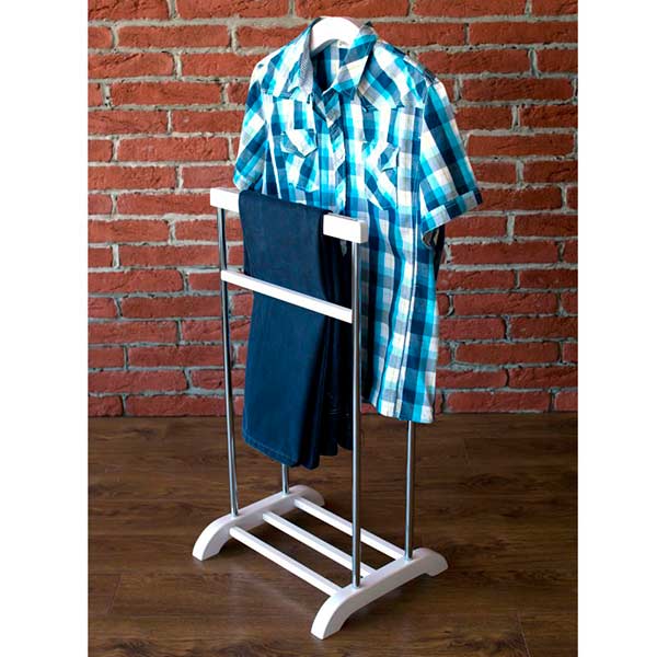 Вішалка для одягу Фенстер Комфорт №2 білий/алюміній