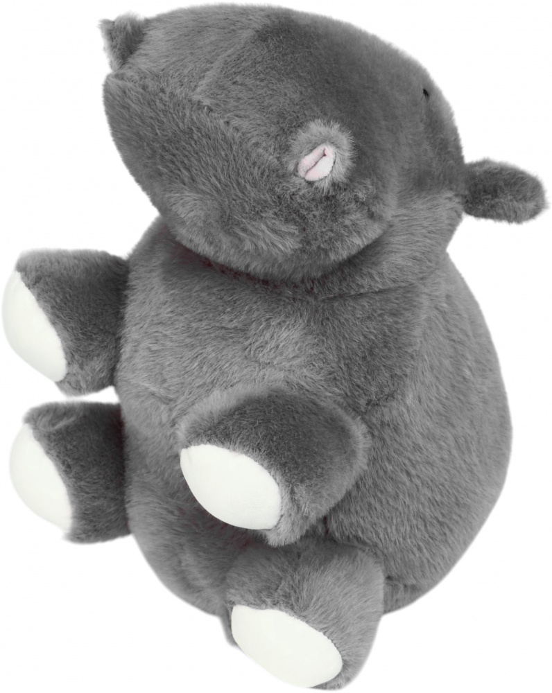 Мягкая игрушка HW Plush Paws Бегемот 33 см темно-серый HF11394 13'