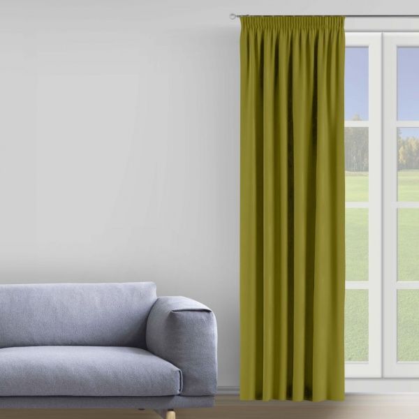 Штора Moda 200х285 см оливеовий Decora textile