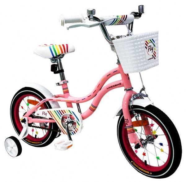 Велосипед детский Like2bike Fly розовый 201402