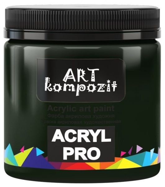 Фарба акрилова 358 зелений темний 430 мл ART Kompozit