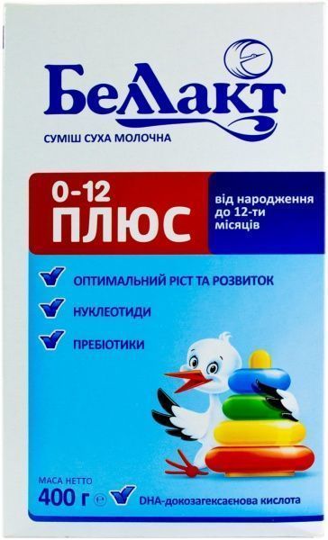 Сухая молочная смесь Беллакт плюс 400 г 0-12 месяцев