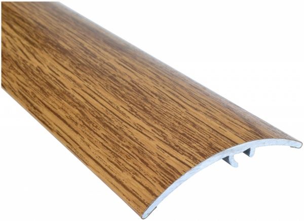 Порожек алюминиевый лестничный Olvis скрытый крепеж 50x1350 мм дуб светлый 