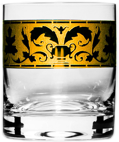 Набор стаканов для виски 280 мл. Rene золото 6 шт. Bohemia
