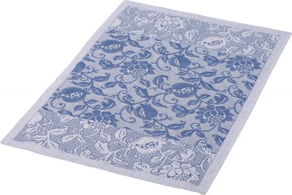 Рушник гранаде 49x70 см Білоруський льон синій 