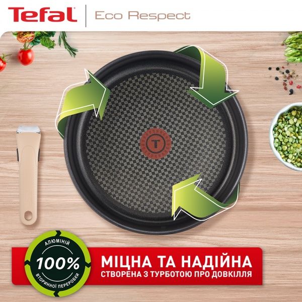 Набор сковород Ingenio Eco Respect 22 см / 26 см со съемной ручкой L6759103 Tefal