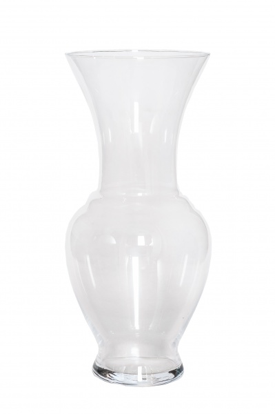 Ваза для квітів Poppy 40 см прозора 