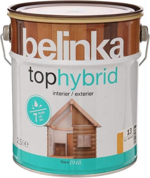 Лазур Belinka Tophybrid №13 сосна шовковистий глянець 2,5 л