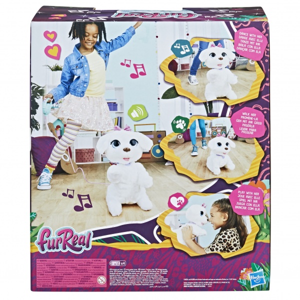 Іграшка інтерактивна Hasbro Гого Танцююче Щеня серія FRF 30 см білий F1971