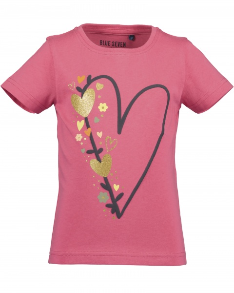 Футболка для девочек Blue Seven Сердечко р.128 розовый 702269 X * 98 