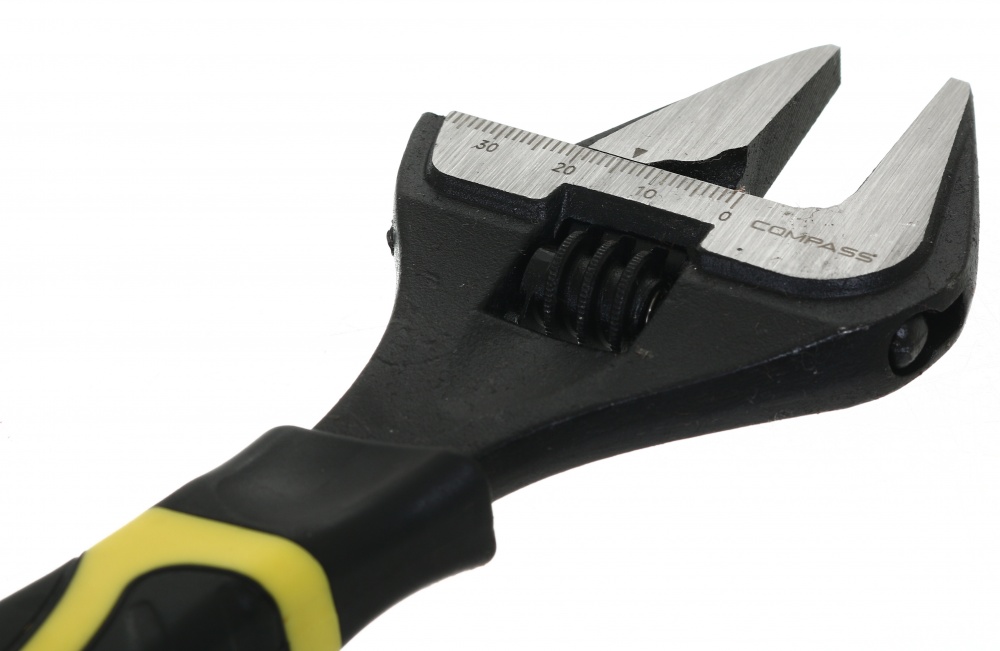 Ключ розвідний 200 мм тонкі губки Compass CP-WAW-200