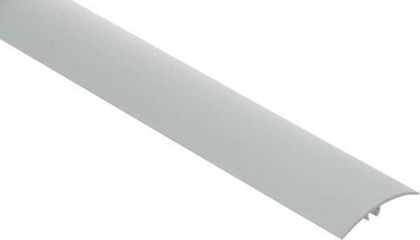 Порожек алюминиевый анодированный Braz Line радиальный скрытый крепеж 50x900 мм серебро 