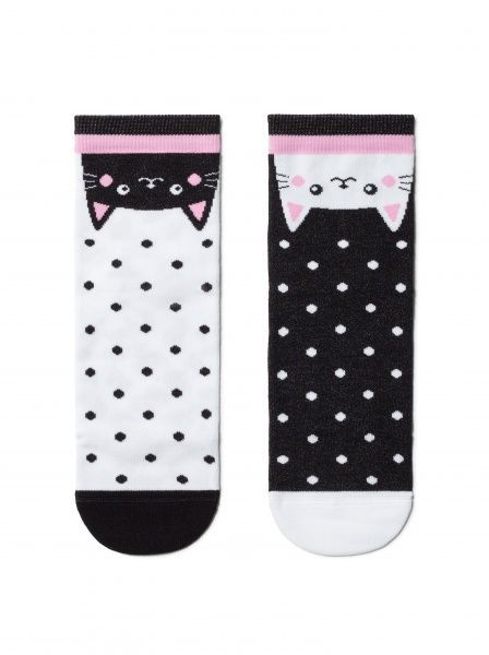 Носки женские Conte CE Happy 18С-227СП 174 р. 23-25 черно-белый 1 пар 