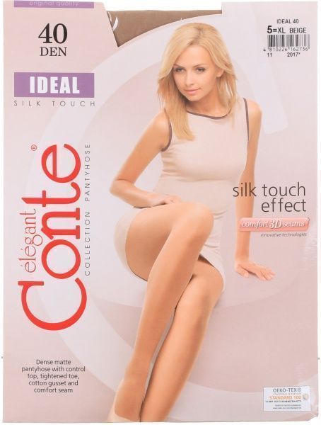 Колготки Conte IDEAL 40 den beige р. 5 бежевый 