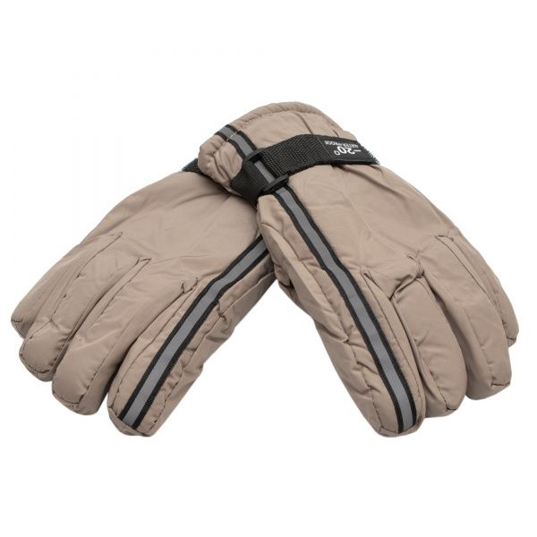 Варежки лыжные детские 23 см бежевый 517021 