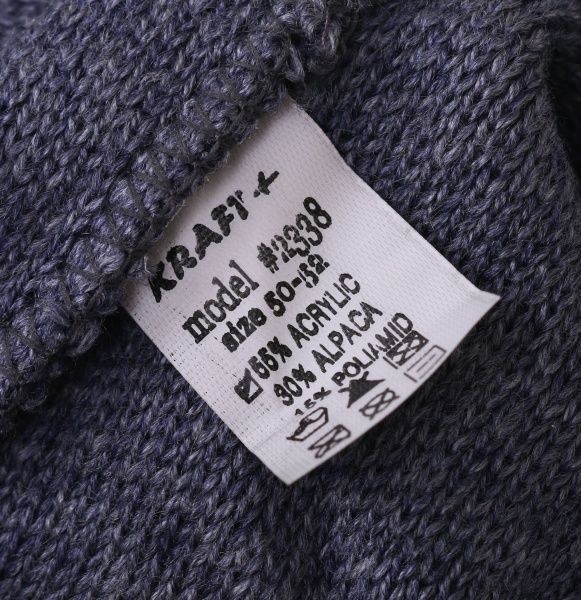 Шапочка дитяча для дівчинки Kraft+ 4417 р.50-52 синьо-сірий 