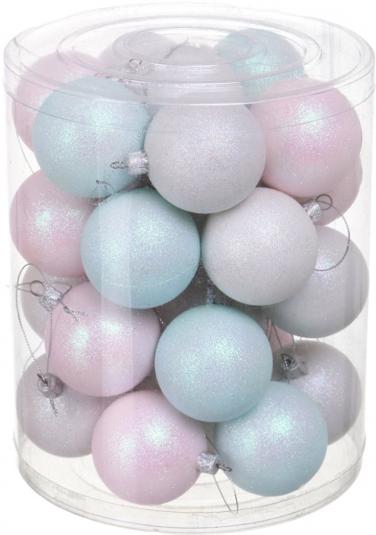 Набор елочных шаров Комплект № 79 d 60 мм 28 шт./уп.
