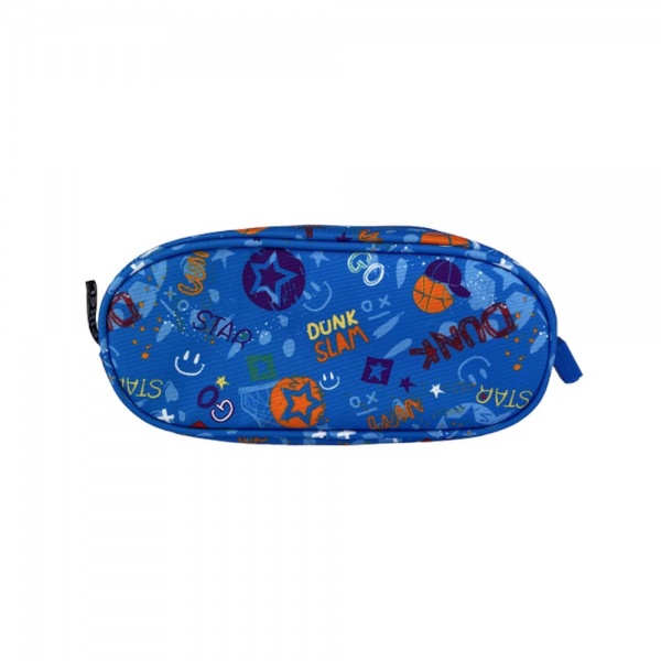 Пенал на молнии Futuristic Kids Баскетбол U21-X012-D Upixel синий