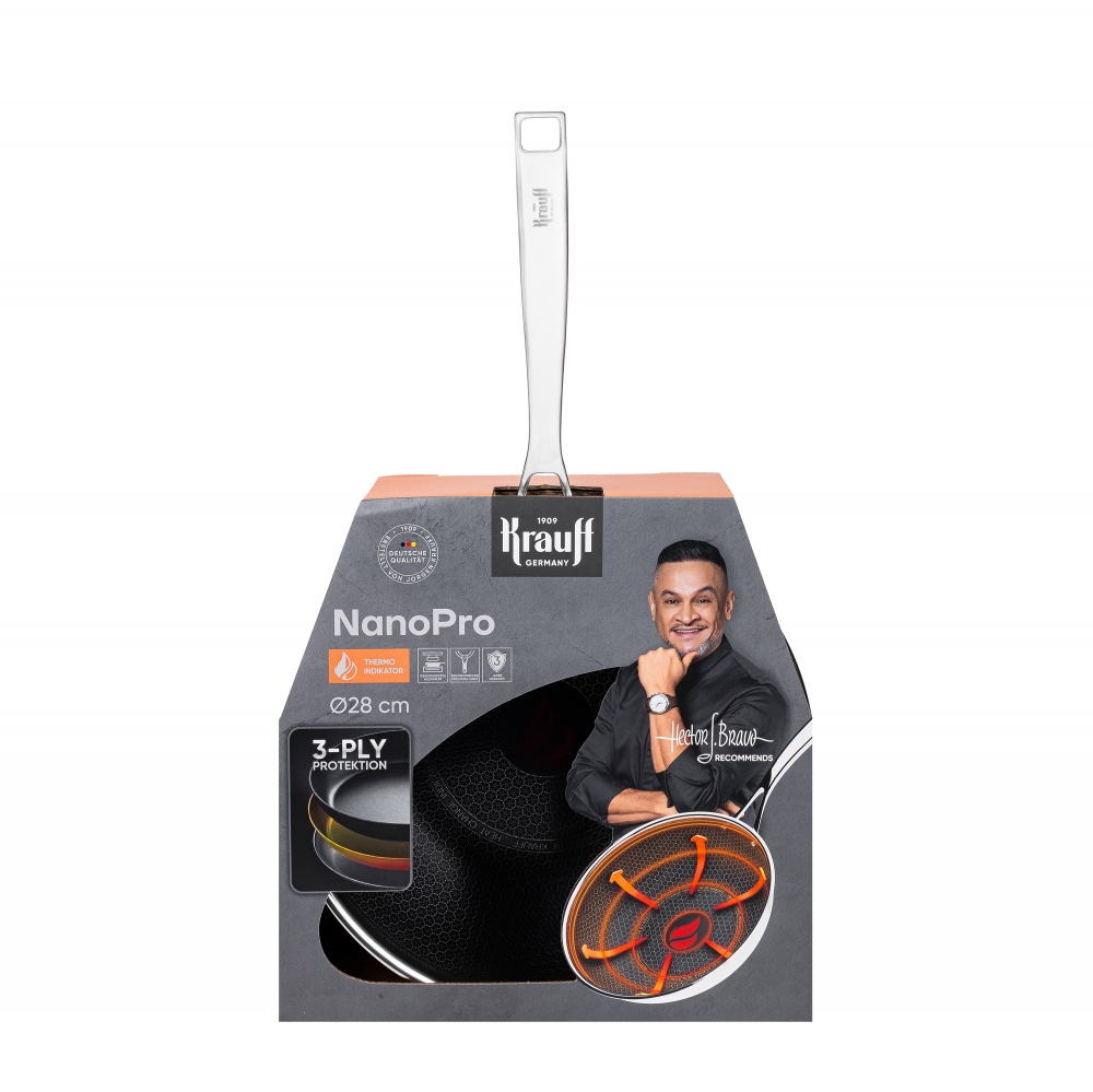 Сковорода wok Krauff NanoPro 3-ply 28 см 25-305-213