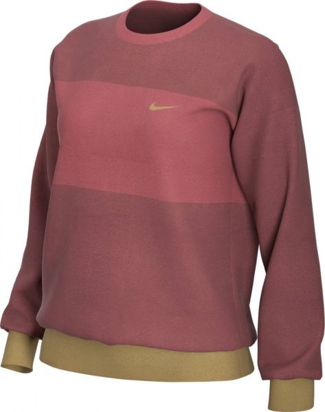 Світшот Nike W NK ICON CLSH THEM FLC CREW CJ0007-661 р. S бордовий