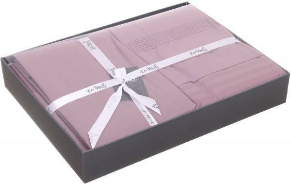 Комплект постільної білизни Stripe Deluxe 2.0 ліловий La Nuit 