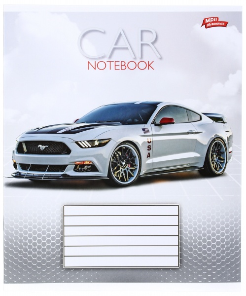 Зошит шкільний уф-лак 12 аркушів у клітинку в асортименті Мрії збуваються