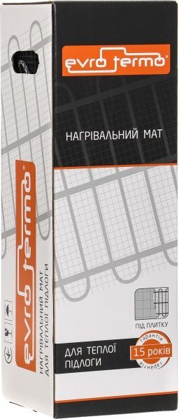 Нагревательный мат Evro-Termo 150, 3,8 кв.м