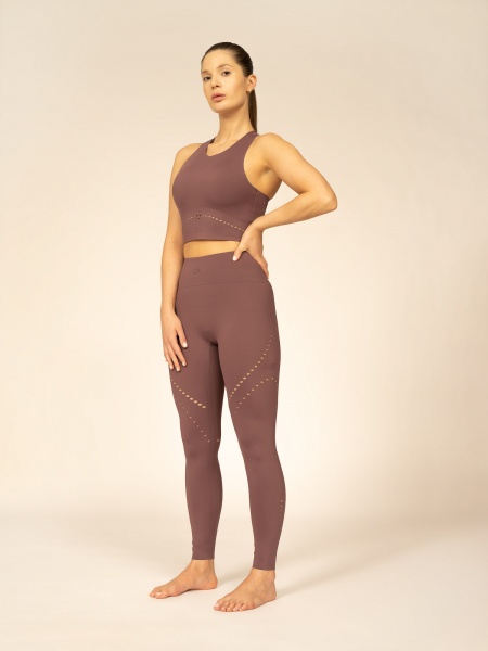 Лосини 4F TIGHTS FNK 4FAW22TFTIF084-80S р.M коричневий