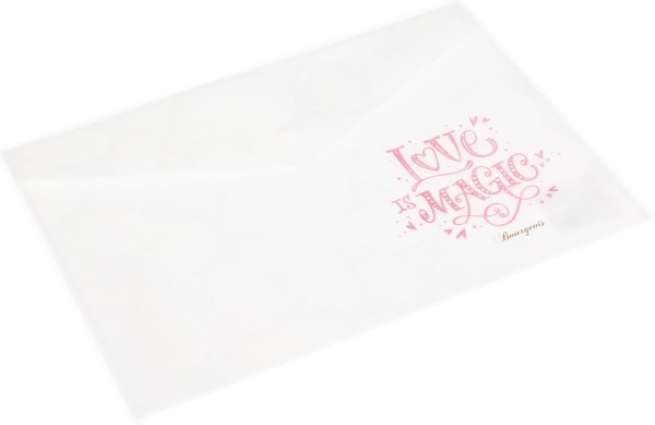 Папка-конверт A4 одноколірний друк P0069 в асортименті Bourgeois 