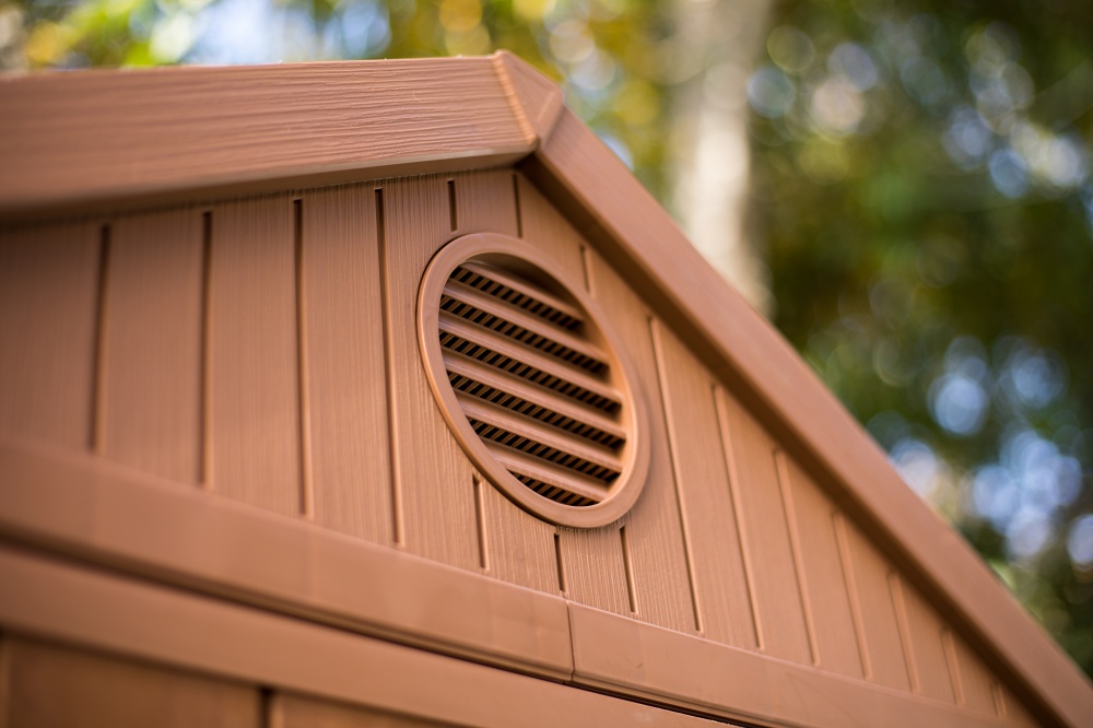 Дом садовый Keter DARWIN 126x185x205 см серый