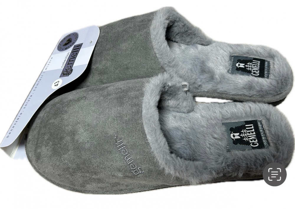 Тапки домашние Gemelli Ярослав р.42 серый