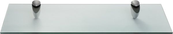 Набор, стеклянная полка + держатели для полки 600x250 мм прозрачный 