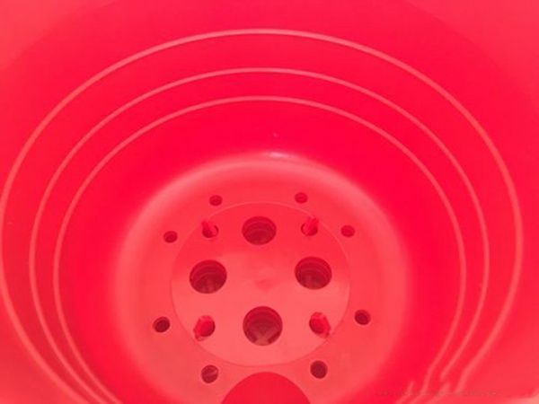 Горщик пластиковий Омела Омела Пастель 1 літра круглий 1л паприка 