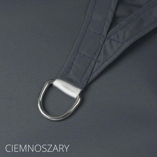 Тент-парус POLI прямокутник 3x4 м сірий 